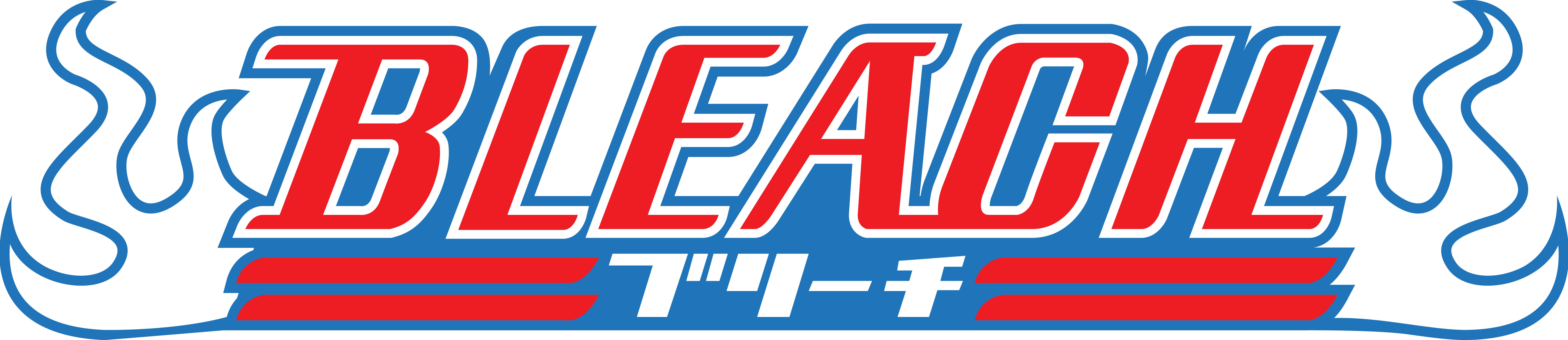 Logo do anime escrito Bleach